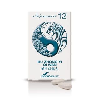Soria Natural Chinasor 12 Bu Zhong Yi Qi Wan 30 Comprimidos