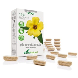 Soria Natural Damiana 13S Liberacion Prolongada Formula XXI 30 Cápsulas