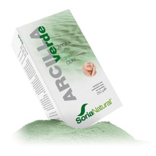 Soria Natural Arcilla Verde Espirulina Externa 250 Gramos