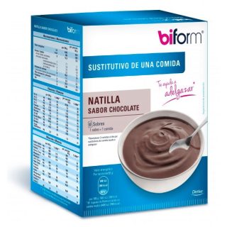 Biform Natillas Sustitutivas Chocolate 6 Unidades