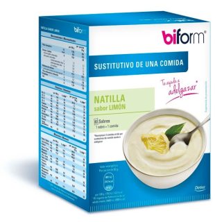 Biform Natillas Sustitutivas Sabor Limon 6 Unidades