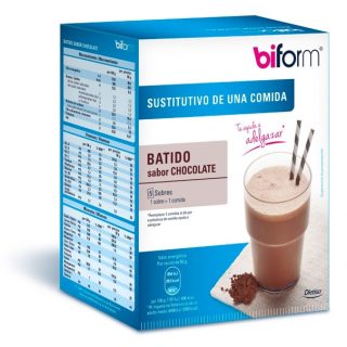 Biform Batido Hipocalorico Sabor Chocolate 5 sobres 6 Unidades