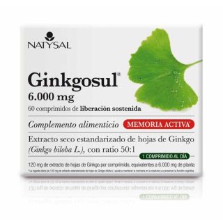 Natysal Ginkgosul 6000mg 60 Comprimidos