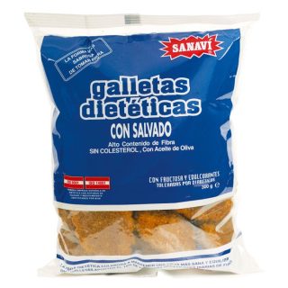 Sanavi Galletas Dieteticas con Salvado Sin Azúcar 300 Gramos