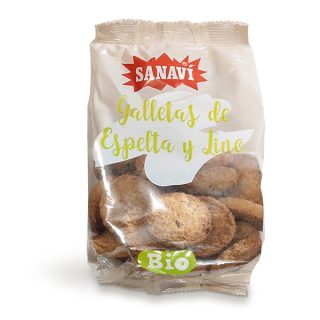 Sanavi Galletas Integrales Sesamo y Germen Trigo 200 Gramos