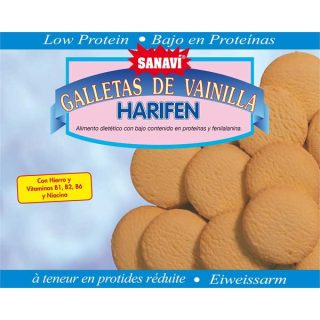 Sanavi Galletas Vainilla Baja Proteinas 150 Gramos