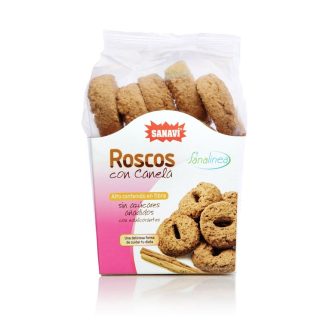 Sanavi Roscos con Canela Sanalinea Sin Azúcar 200 Gramos