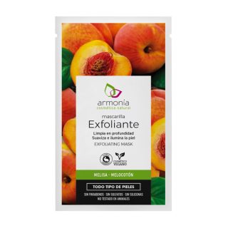 Armonia Exfoliante Facial de Melisa y Melocoton 12 Sobres