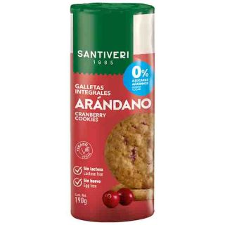 Santiveri Galletas Digestive Arandanos Sin Azúcar 190 Gramos