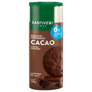 Santiveri Galletas Digestive Cacao Sin Azúcar 200 Gramos
