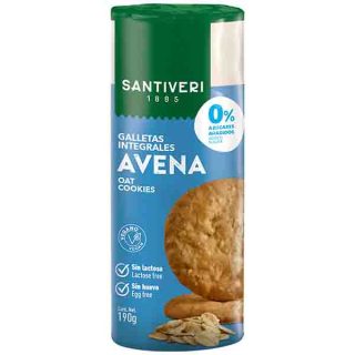 Santiveri Galletas Integrales Avena Sin Azúcar 190 Gramos