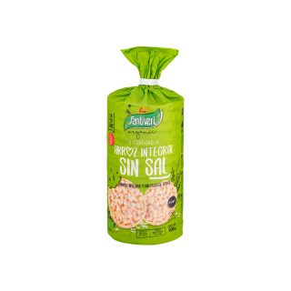 Santiveri Tortitas de Arroz Integral Sin Sal Añadida 130 Gramos