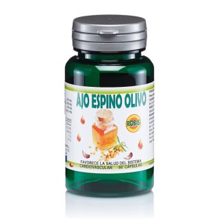 Robis Ajo Espino Blanco y Olivo 695MG 90 Cápsulas