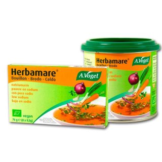 A.vogel Herbamare Bouillon Cubitos Caldo Vegetal Bajo en Sal 8 Cubitos