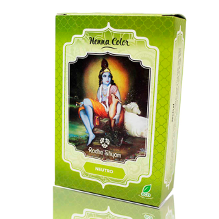 Radhe Shyam Henna Color Neutro en Polvo Eco 100 Gramos