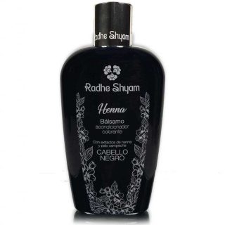 Radhe Shyam Balsamo Acondicionador Colorante Cabello Negro 250ml