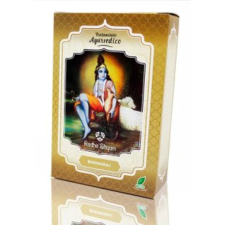 Radhe Shyam Bhrinaj Tratamiento Capilar Natural 100 Gramos