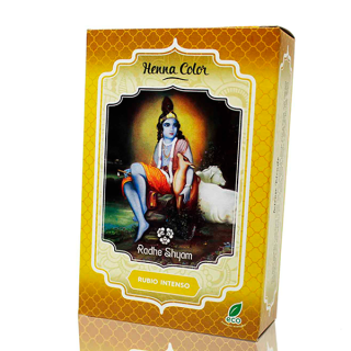 Radhe Shyam Henna Rubio Intenso Polvo Eco 100 Gramos