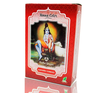 Radhe Shyam Henna Castaño Cobrizo Polvo Eco 100 Gramos