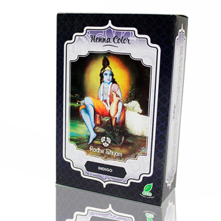 Radhe Shyam Tinte Pelo Henna Indigo polvo Eco 100 Gramos