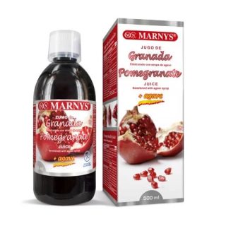 Marnys Zumo de Granada con Sirope de Agave 500ml