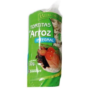 Ynsadiet Tortitas de Arroz Integral con Sal 130 Gramos