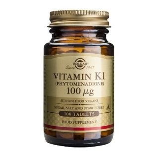 Solgar Vitamina-K1 100μg 100 Comprimidos