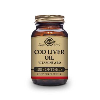 Solgar Aceite de Higado Bacalo Cod Liver Oil 100 Cápsulas