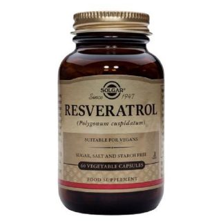 Solgar Resveratrol 100mg 60 Cápsulas