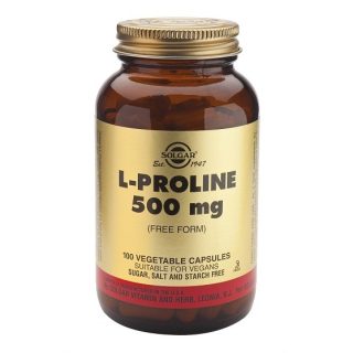 Solgar Prolina 500mg 100 Cápsulas