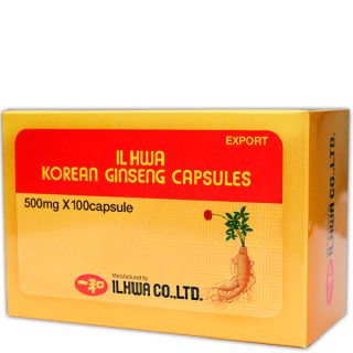 Tong-il Ginseng 500mg IL HWA 100 Cápsulas