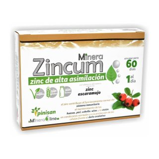 Pinisan Minera Zincum 60 Cápsulas