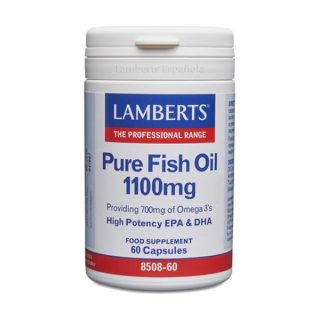 Lamberts Aceite Pescado Alta Potencia 1100mg 60 Cápsulas