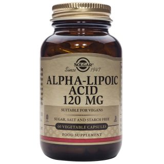 Solgar Acido Alfa Lipoico 120mg 60 Cápsulas