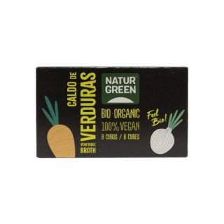 Natur Green Cubitos Caldo de Verduras 84 Gramos