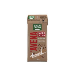 Natur Green Bebida Vegetal de Avena con Calcio Choco 200ml
