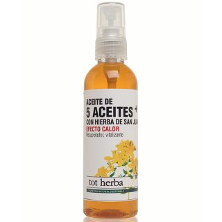 Authex Aceite Masaje 5 Aceites Hierba de San Juan 100ml