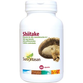 Sura Vitasan Shiitake 300mg 60 Cápsulas