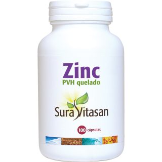 Sura Vitasan Zinc Quelado 50mg 100 Cápsulas