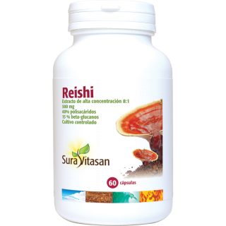 Sura Vitasan Reishi 500mg 60 Cápsulas