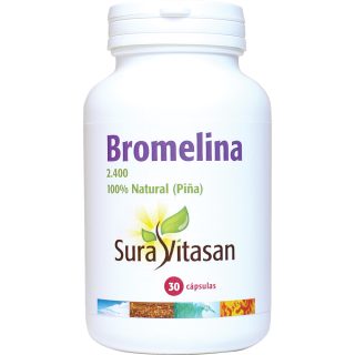 Sura Vitasan Bromelina 2400 500mg 30 Cápsulas