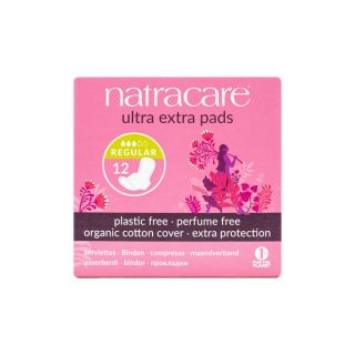 Natracare Compresa Ultra Extra Normal con Alas 12 Unidades