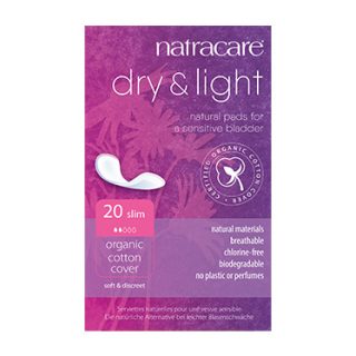 Natracare Dry & Light Compresas Ligeras Incontinencia 20 Unidades