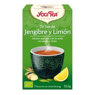 Yogi Tea Te Verde Jengibre y Limon 17 U