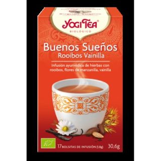 Yogi Tea Infusion Buenos Sueños Rooibos y Vainilla 17 Sobres