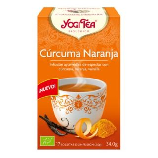Yogi Tea Infusion de Curcuma con Naranja 17 Inf.