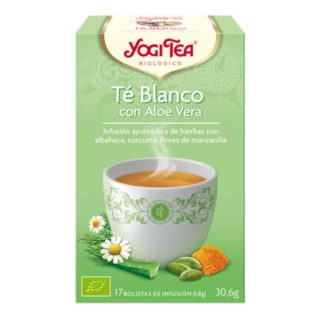 Yogi Tea Te Blanco con Aloe Vera 17 Infusiones