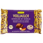 Rapunzel Snack de Chocolate con Leche con Almendras 100 Gramos