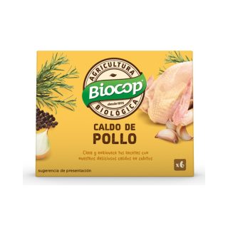 Biocop Cubitos de Caldo de Pollo 6×11 Gramo