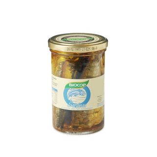 Biocop Sardinas en Aceite de Oliva Extra Virgen Eco 195 Gramos